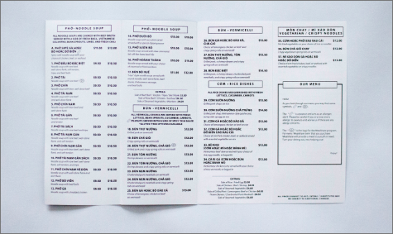 menu foldout